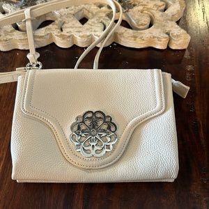 Stunning Cream Brighton Leather Purse
